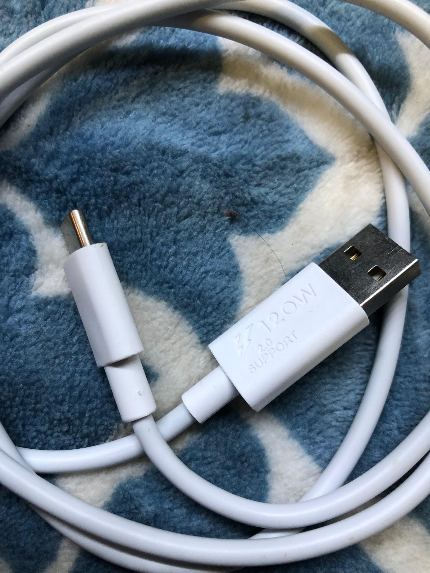 VIVO ORIGINAL 120 WATT FAST CHARGING CABLE USB TO C CABLE ( PACK OF 1)