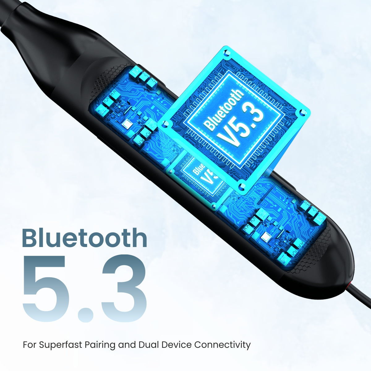 Portrinics Bluetooth Neckband Harmonics Z7