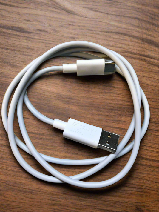 VIVO ORIGINAL 120 WATT FAST CHARGING CABLE USB TO C CABLE ( PACK OF 1)