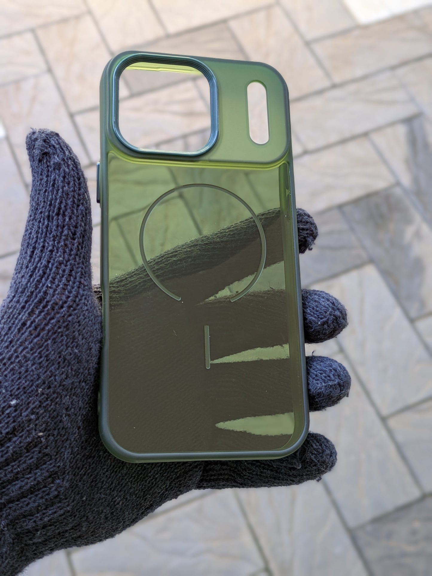 Magsafe Transperant Smoke Soft Case for Iphone 17 Pro Max