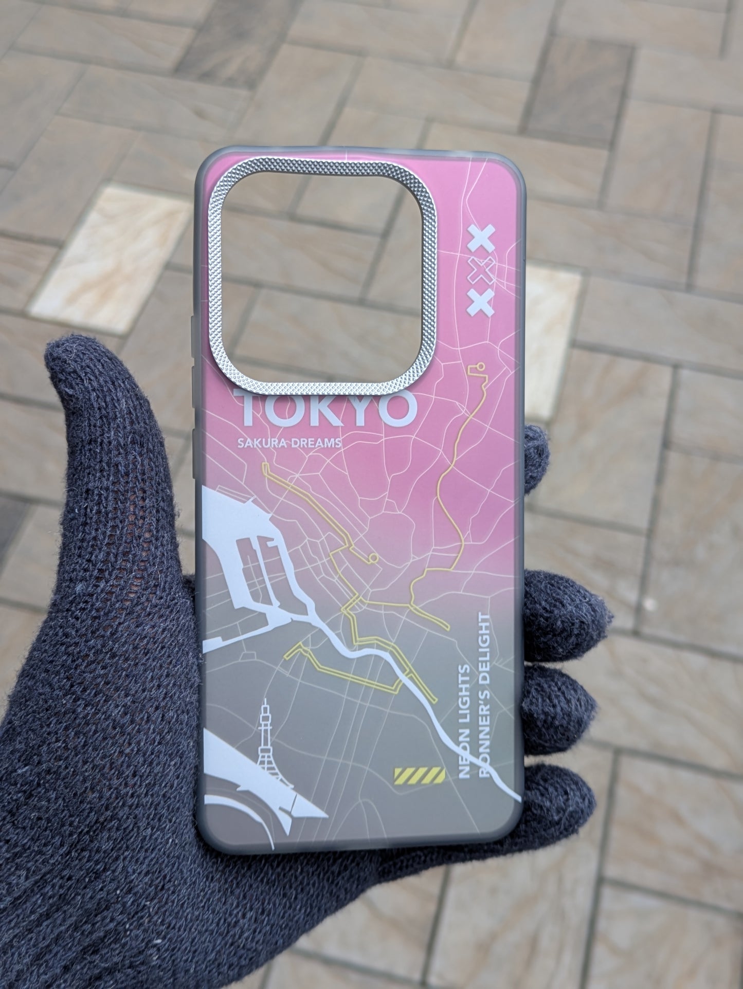 Tokyo Map Matte Print Case