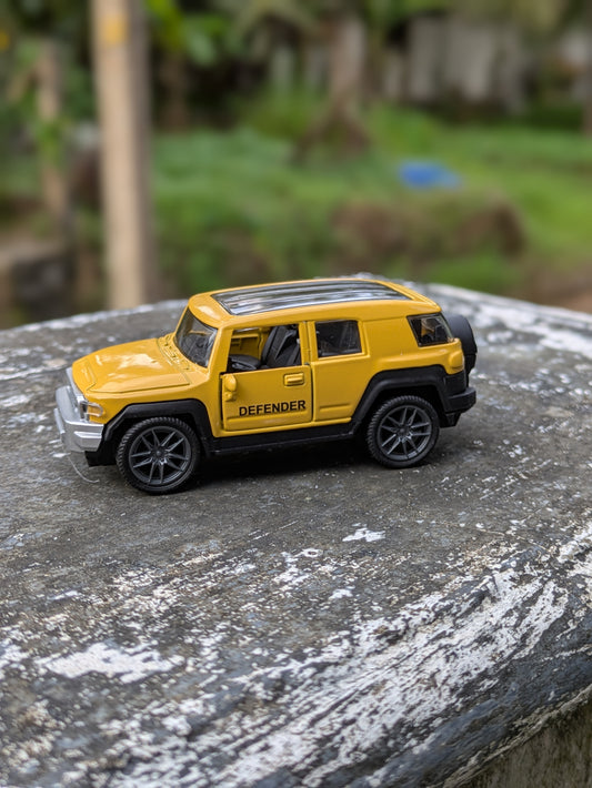 Hot Wheels/Die Cast Diffender Model Metal And Plastic Mix Body ( Yellow )