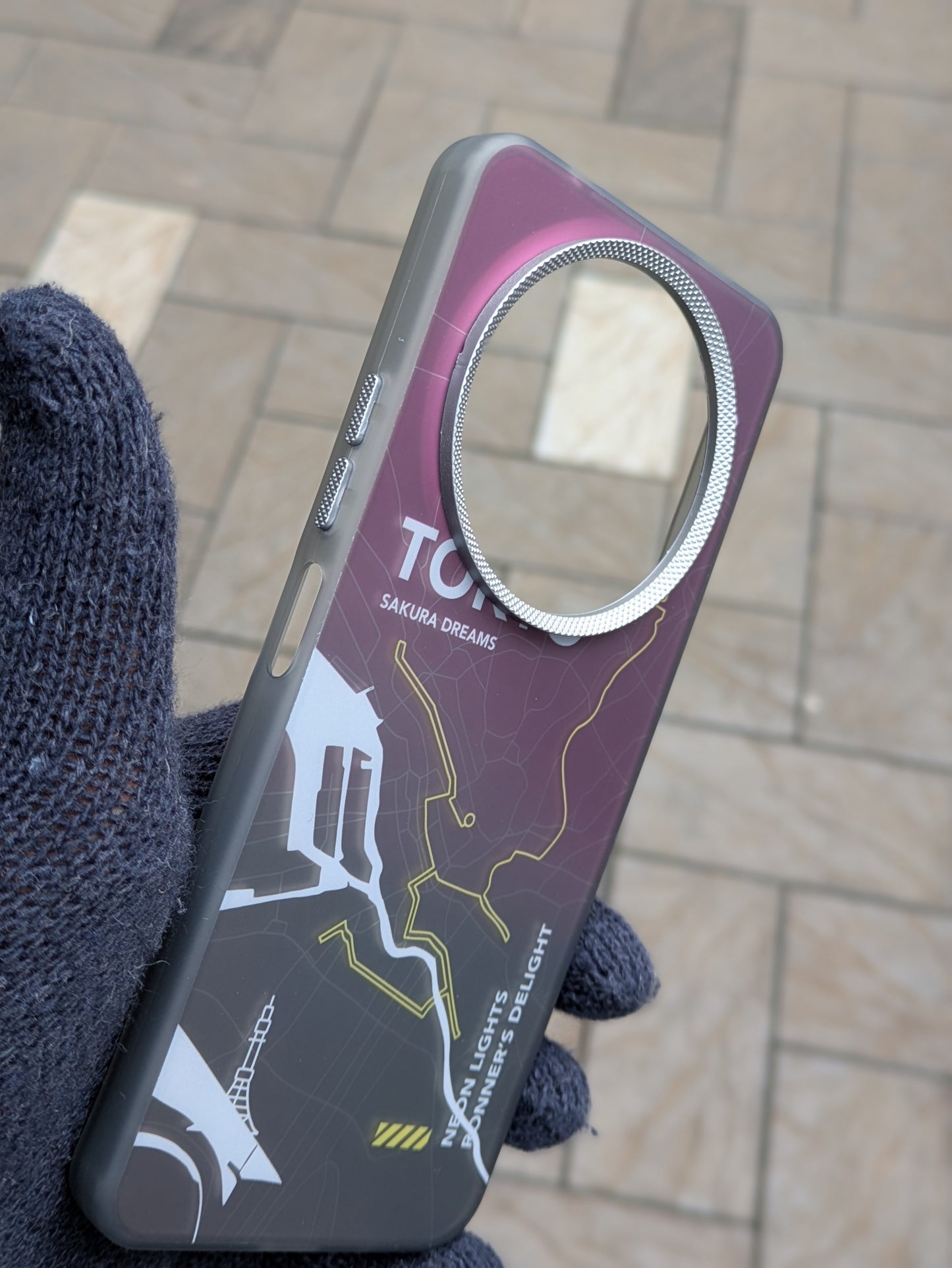 Tokyo Map Matte Print Case