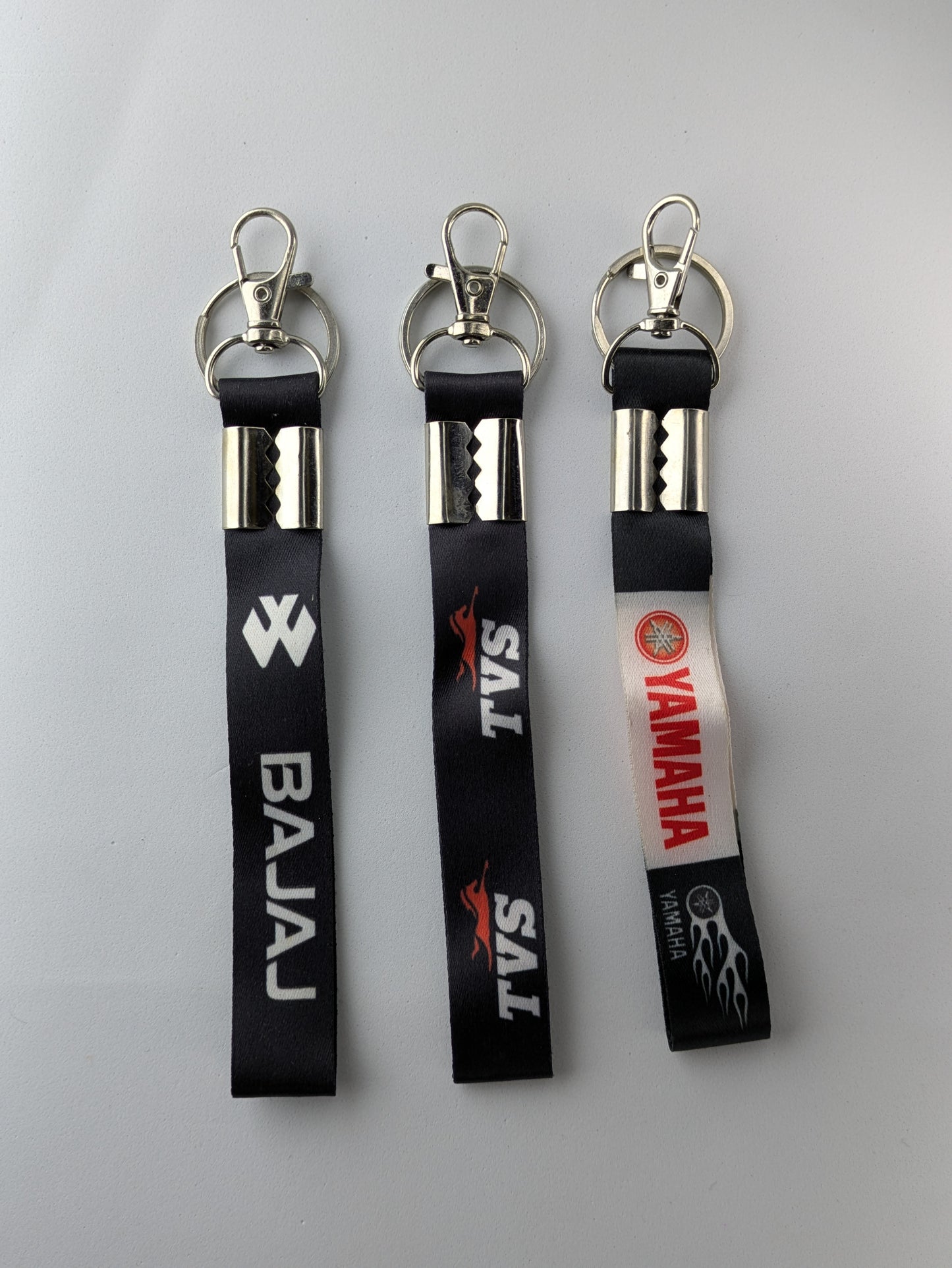 Keychain Cloth Printed Brand Names ( pack of 1)