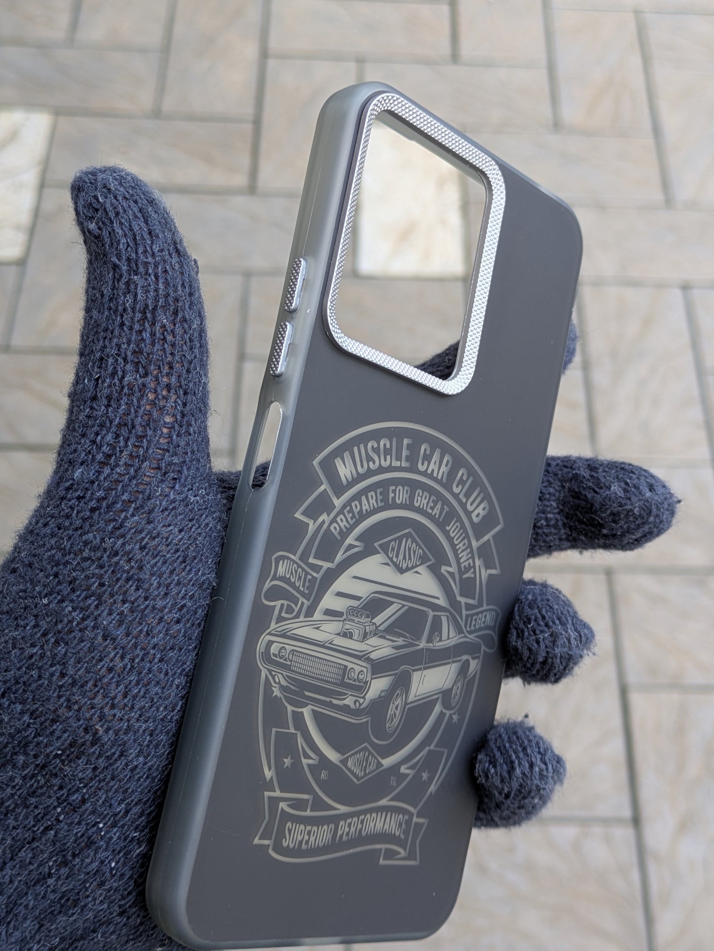 Automotive Matte Print Case For Redmi Mi13c 5G/Poco M6 5G