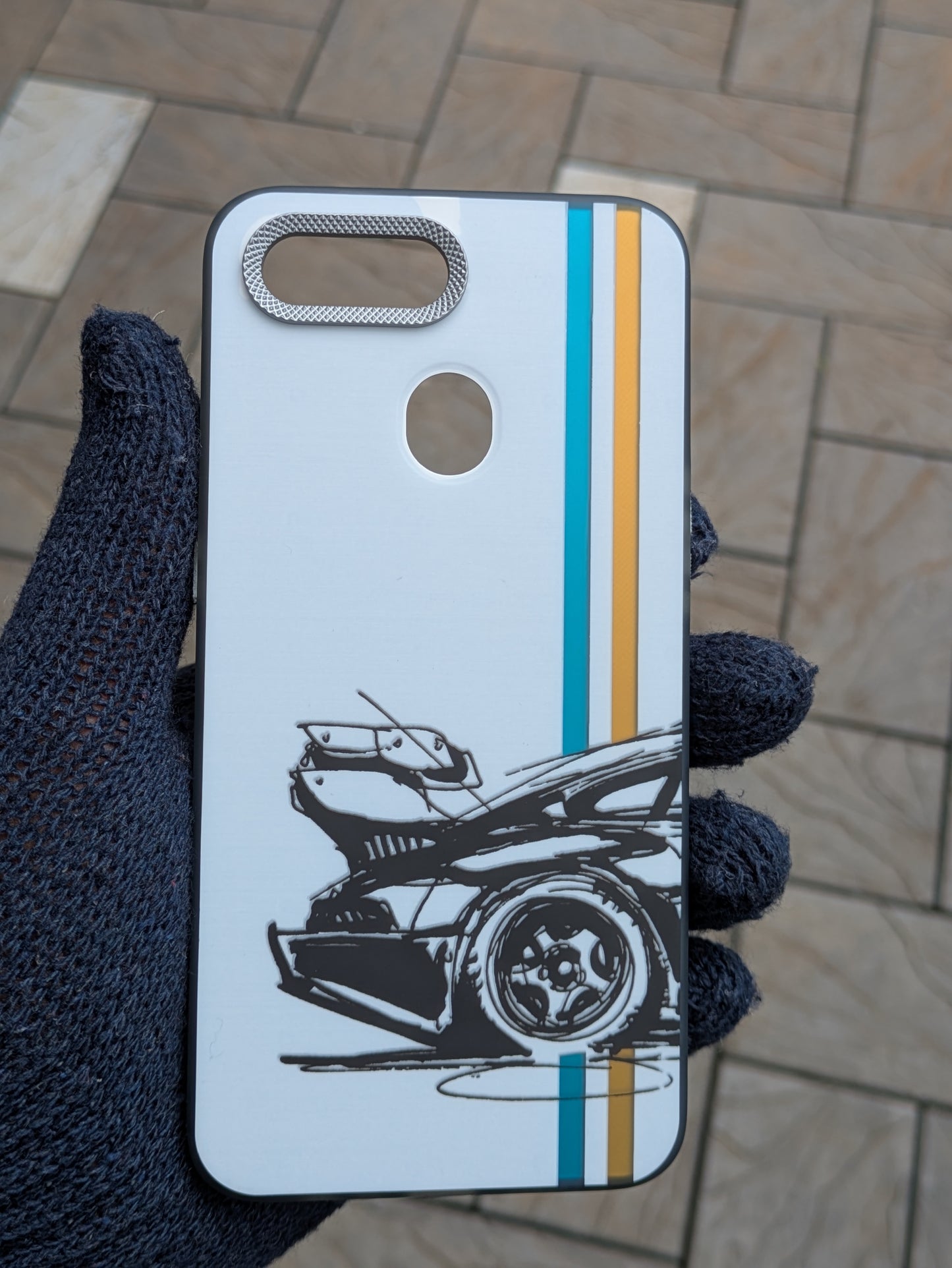 Automotive Matte Print Back Cover For Oppo A11k/A12/F9/F9 Pro/A5/A5s/A7/Realme 2/ Realme 2 Pro/Realme U1
