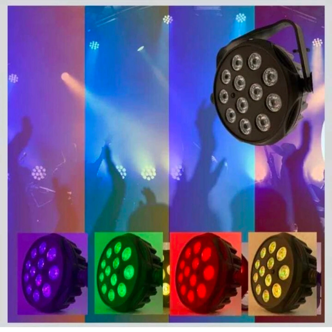 12 LED Mini Par Disco/Club Light With Remote Home/Festival/Christmas ( Ball Diameter 15 cm)