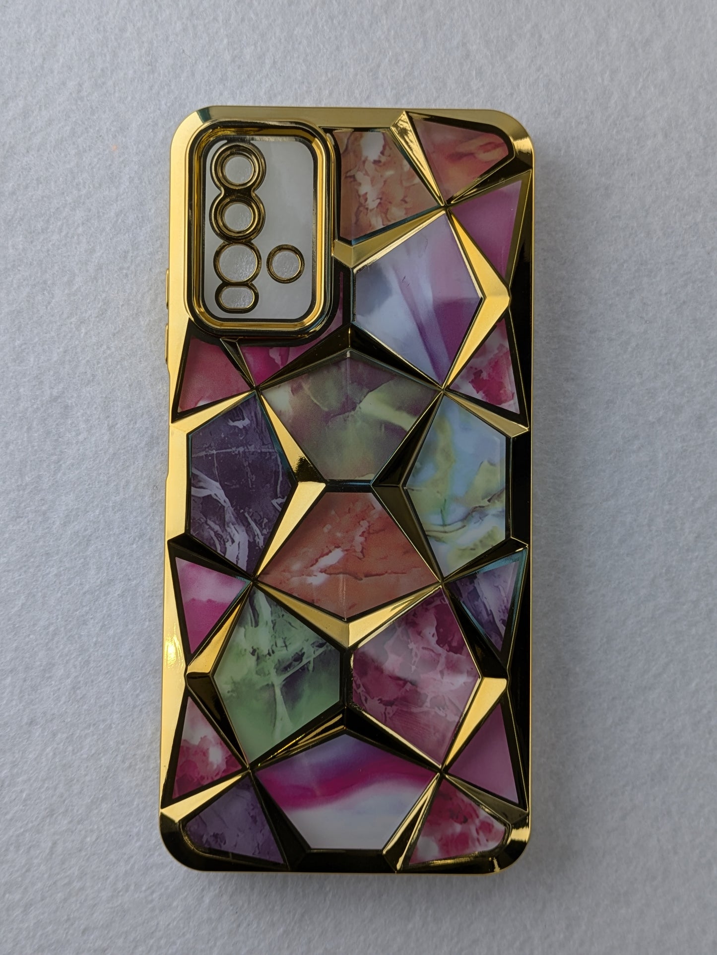 Marble Print Back Cover For Redmi Mi9 Power