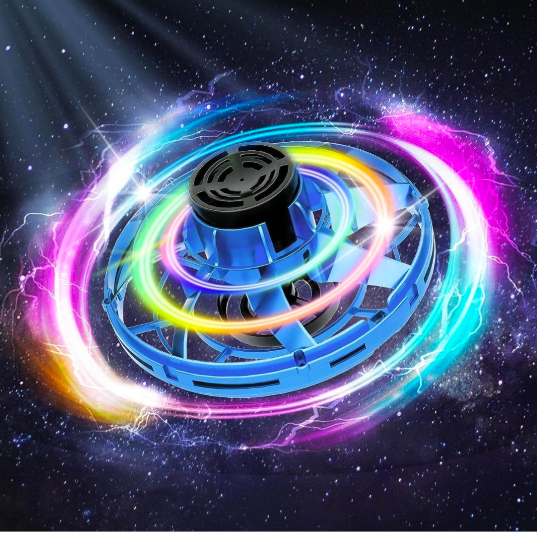 UFO Fingertip Upgrade Flight Gyro Flying Spinner Decompression Hand Controlled Boomerang Hover, Flying with Endless Tricks, Cool Toys Gifts for 6+ Year Old Adult and Kids Toy [(Multicolor)]