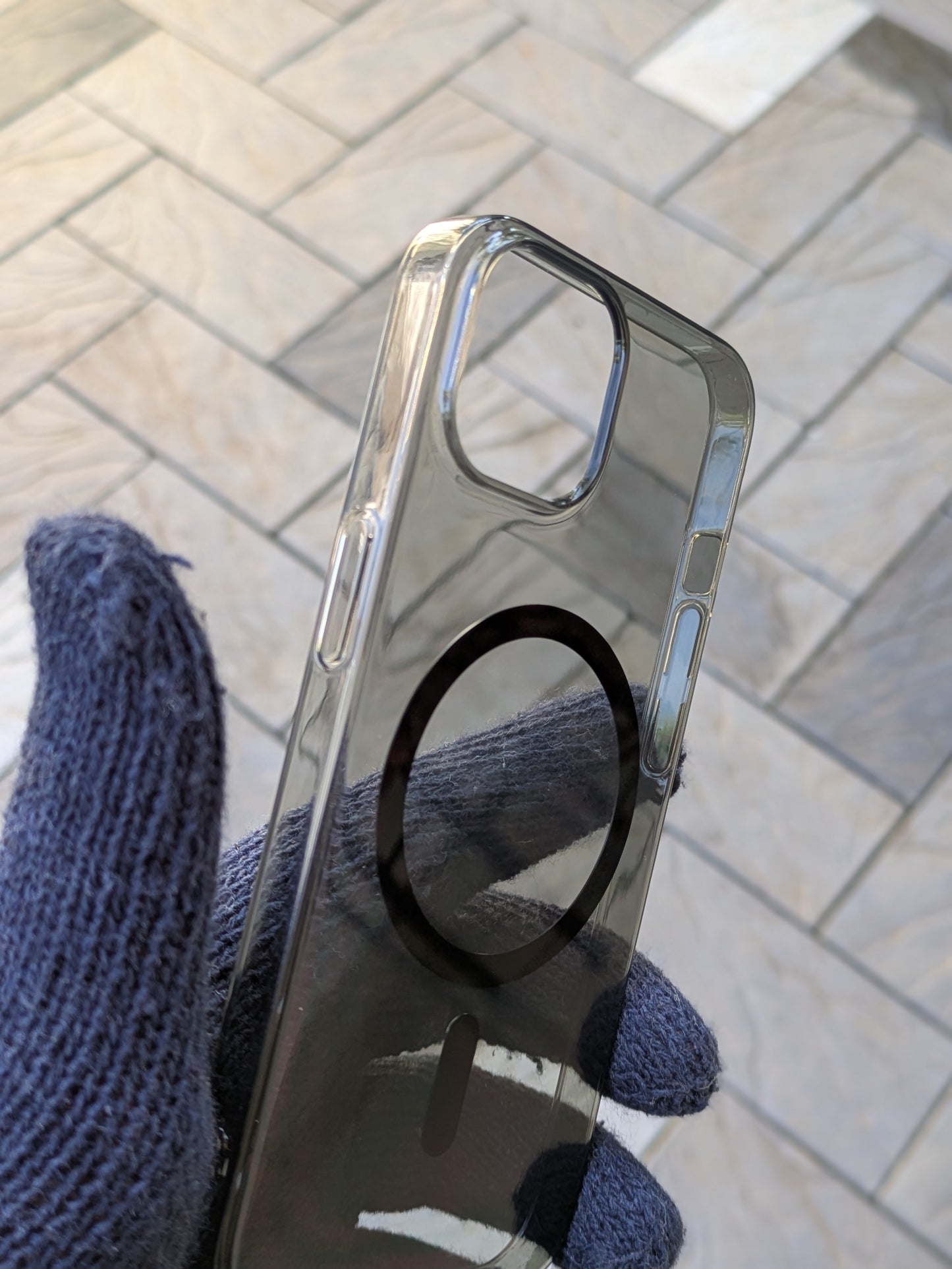 Magsafe Transperant Smoke Hard Case for Iphone 13/14