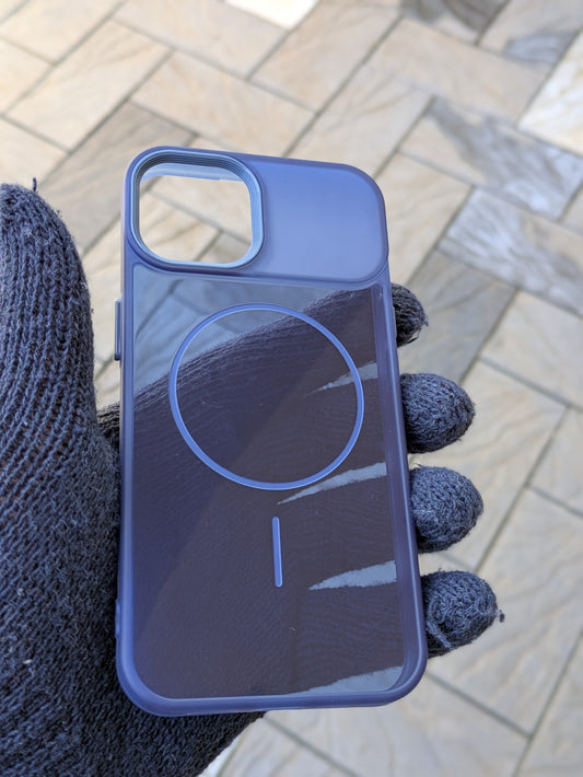 Magsafe Transperant Smoke Soft Case for Iphone 13/14