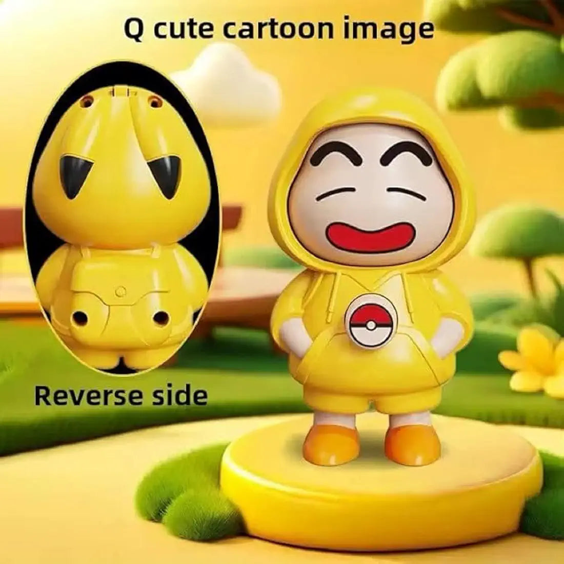 Face Changing Keychain with 3 Expressions 3D Cartoon Character ABS Toy Key Holder Unisex Keychain for Bags, Cars & Gifts Cute Action Figure for Kids & Adults