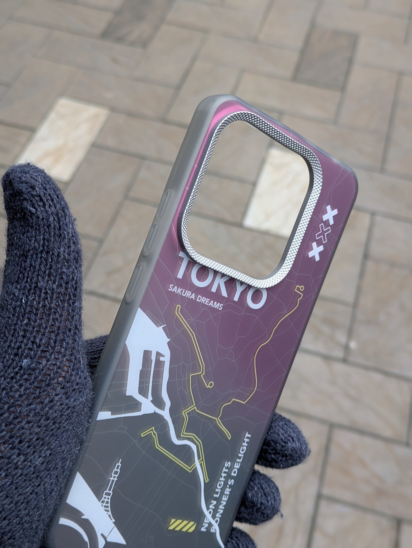 Tokyo Map Matte Print Case