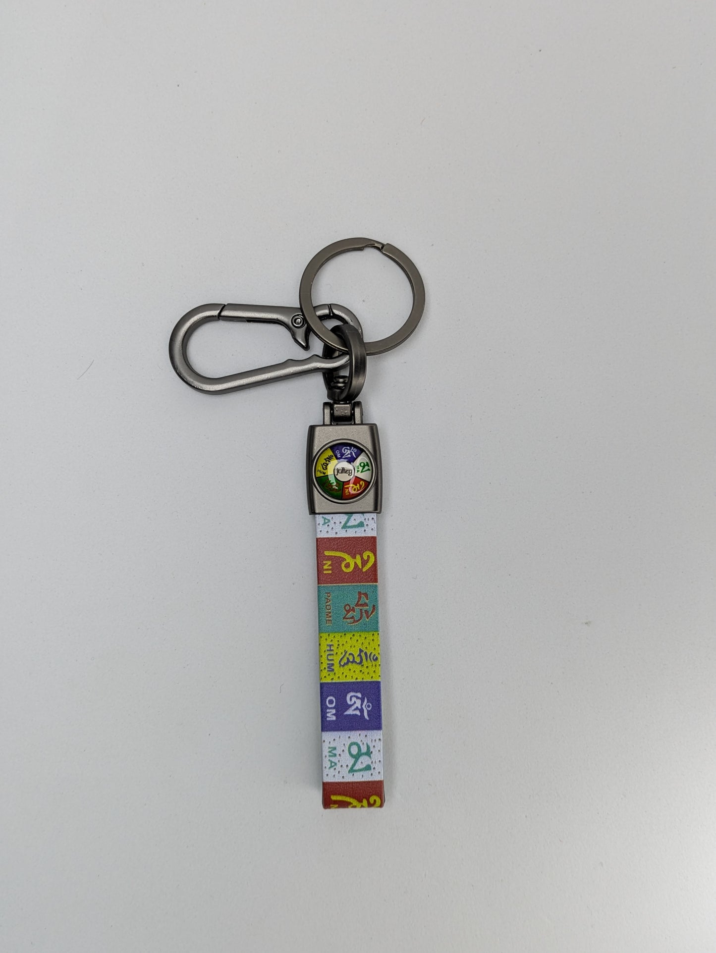 Keychain Tibetan Flag Rubber ( pack of 1)