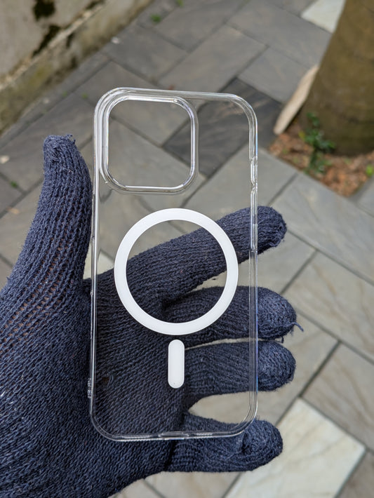 Magsafe Transperant Tint Hard Case for Iphone 16 Pro