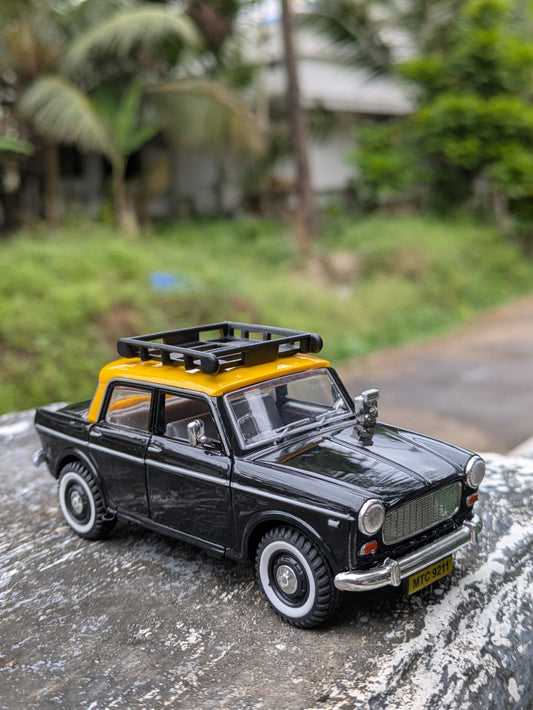 Die-cast Model Premier Padmini Mumbai Taxi Hard Plastic Body Door Openable