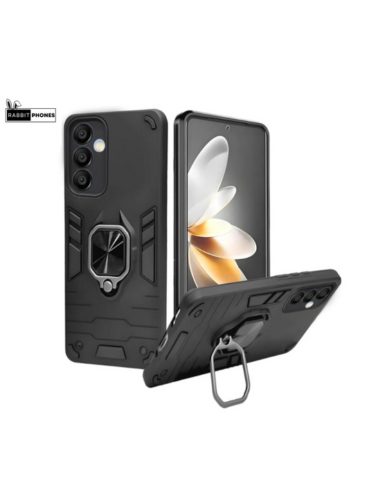 Armour Ringstand Back Cover Black ( pack of 1 )