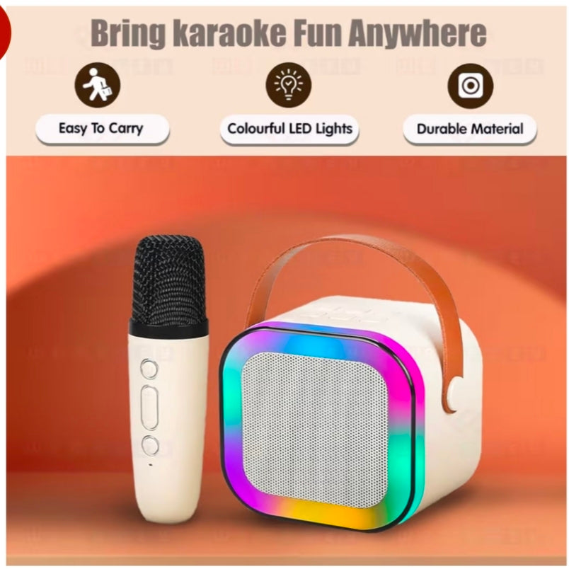 Bluetooth Speaker With Wireless Microphone ( Pack Of 1)