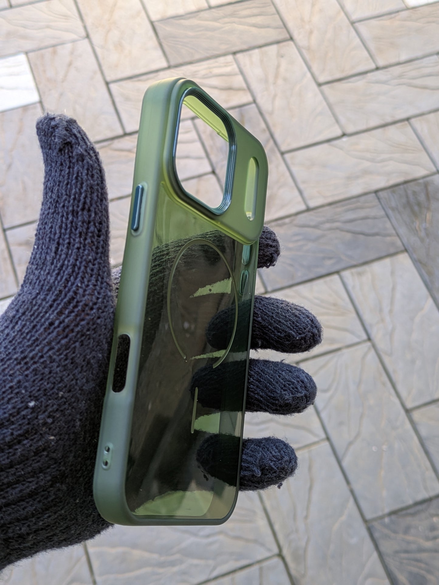 Magsafe Transperant Smoke Soft Case for Iphone 17 Pro Max