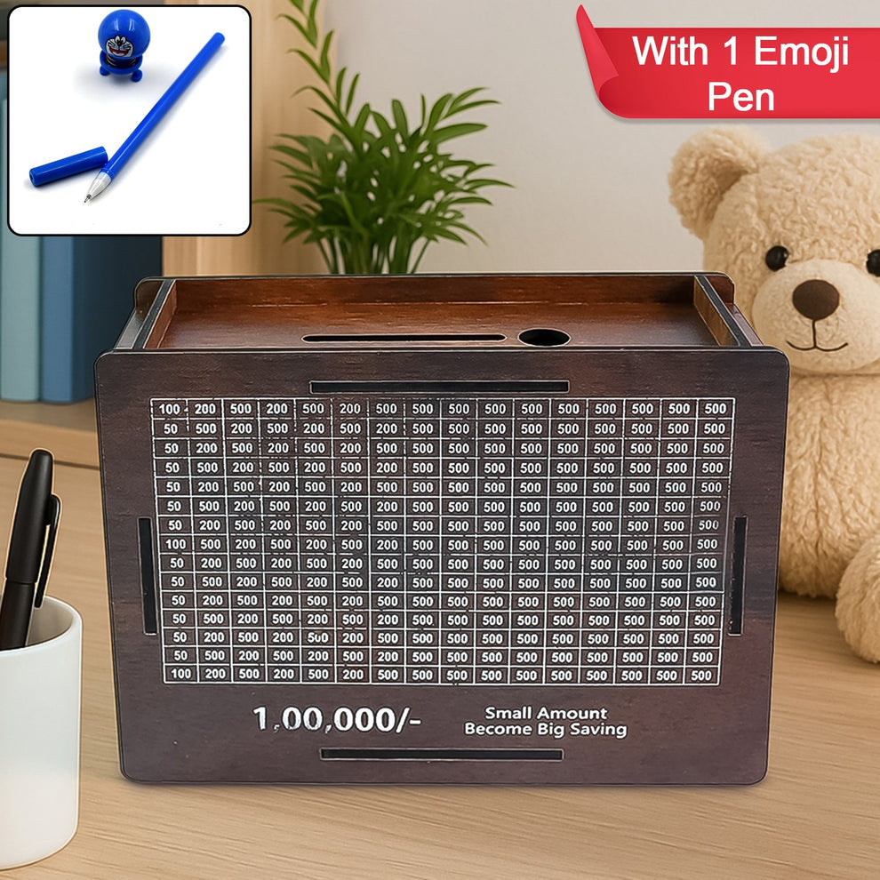 Wooden Money / Piggy Bank, Money Box