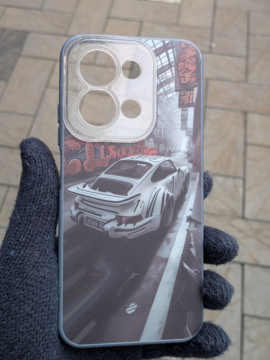 Automotive Matte Print Case For Redmi 15c 5G