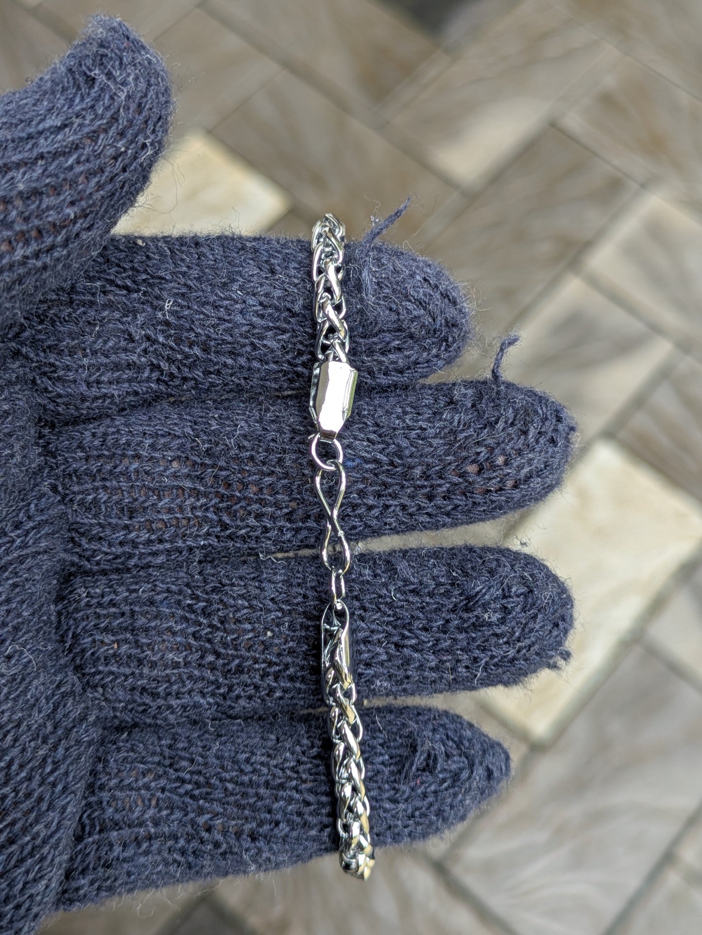 Kids Stainless Steel Bracelet ( total length 6 inches)