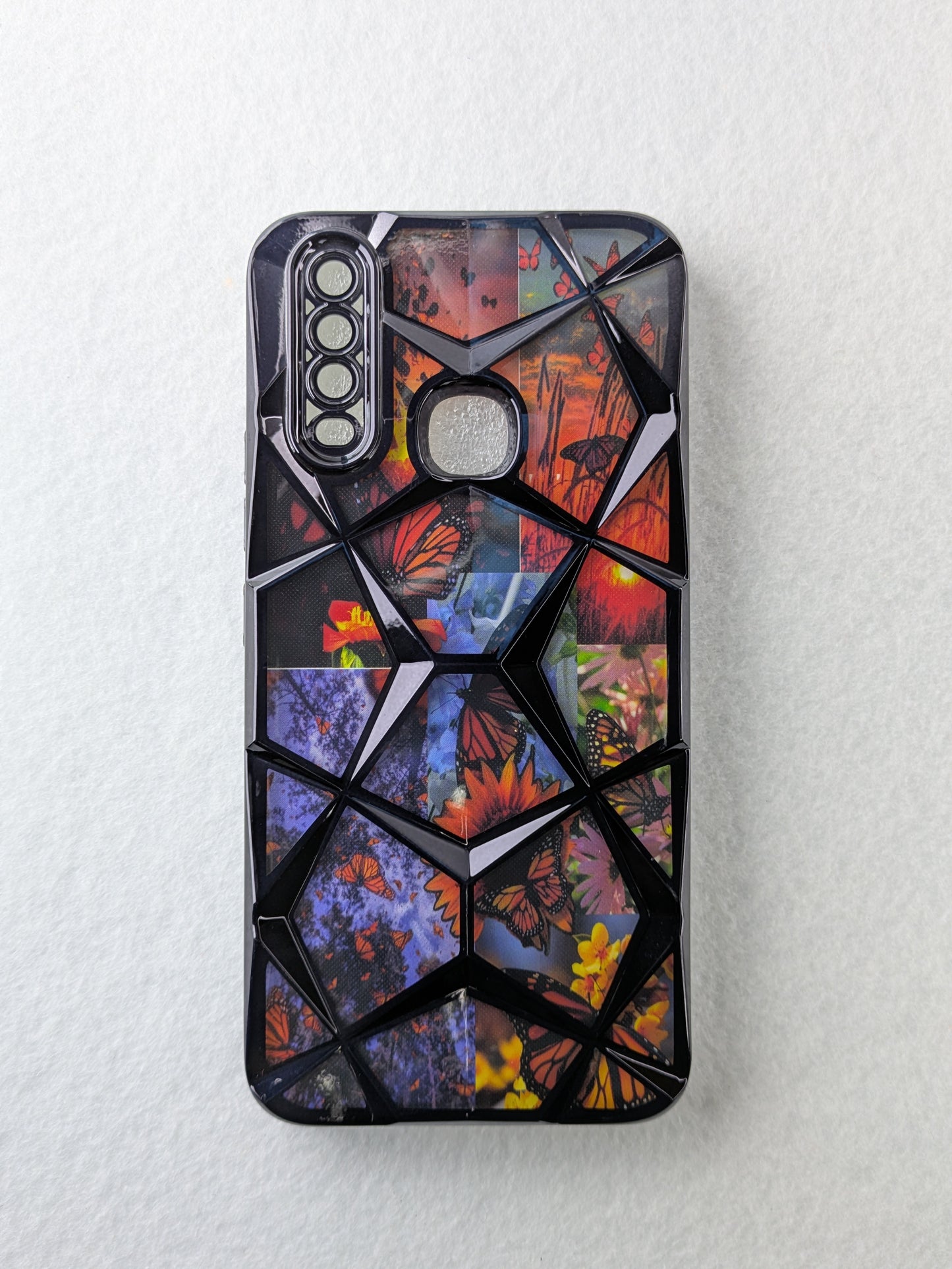 Marble Print Back Cover For Vivo Y12 / Y15 / Y17 / U10