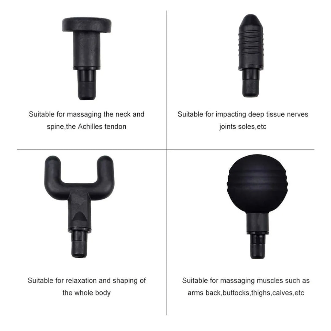 Mini Portable Handheld Fascia Gun Rechargeable Fitness Vibration for Head Body