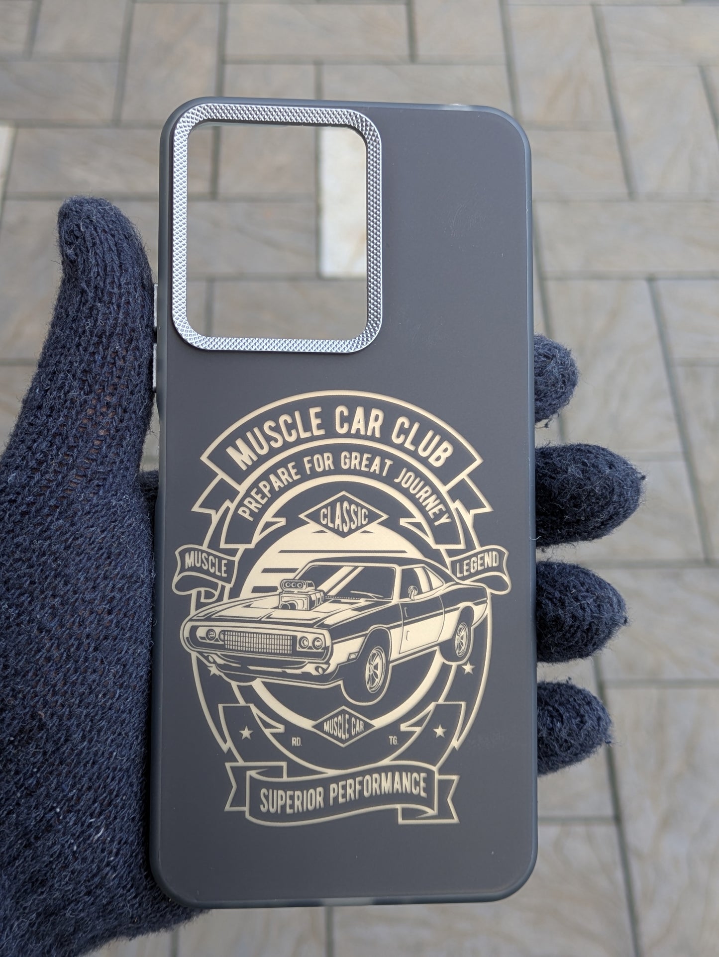 Automotive Matte Print Case For Redmi Mi13c 5G/Poco M6 5G