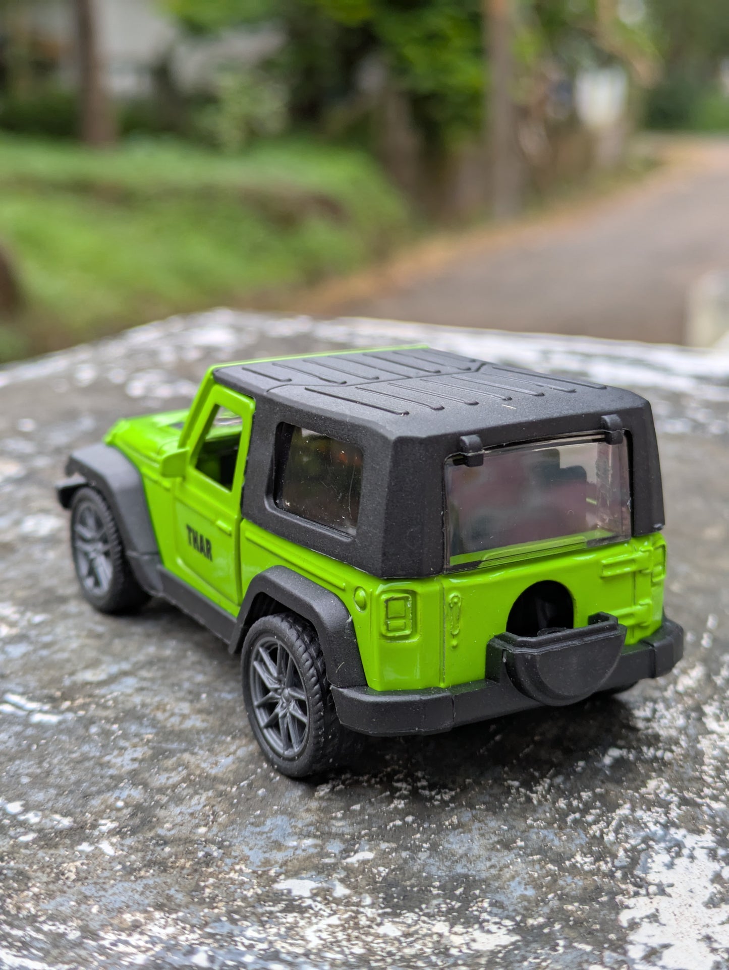 Hot Wheels Thar Model Metal And Plastic Mix Body ( Green )