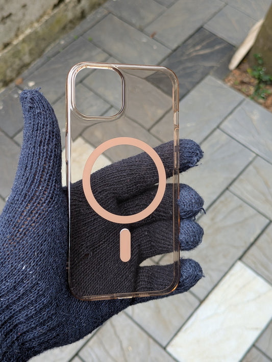 Magsafe Transperant Tint Hard Case for Iphone 16 Pro