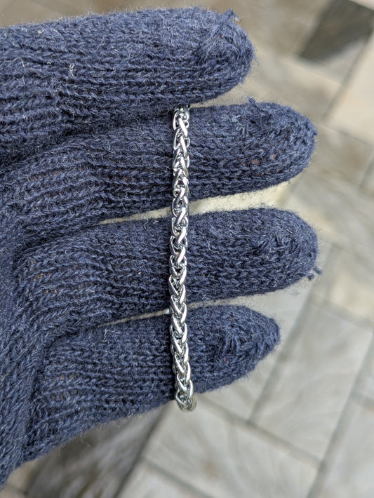 Kids Stainless Steel Bracelet ( total length 6 inches)