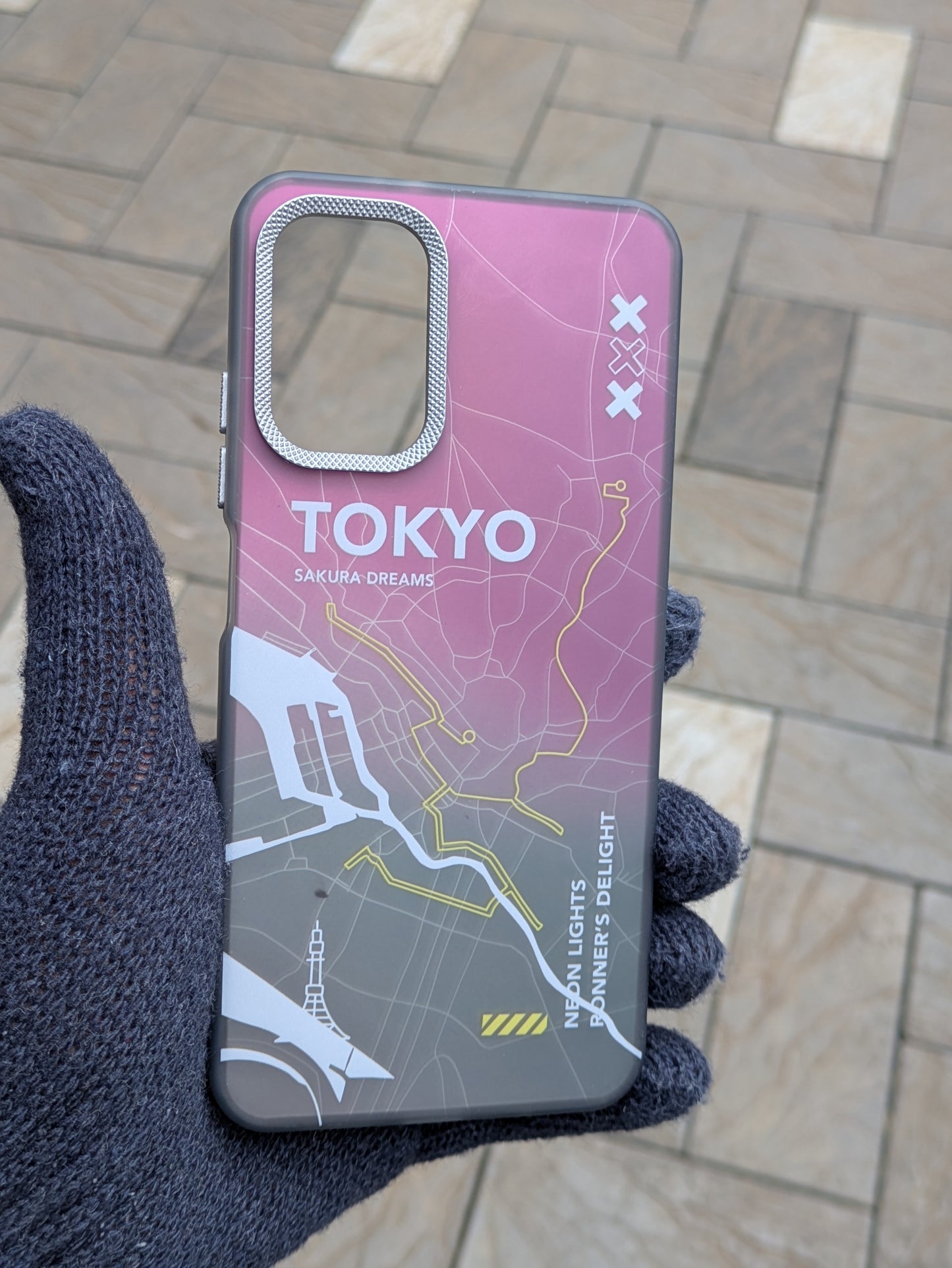Tokyo Map Matte Print Case