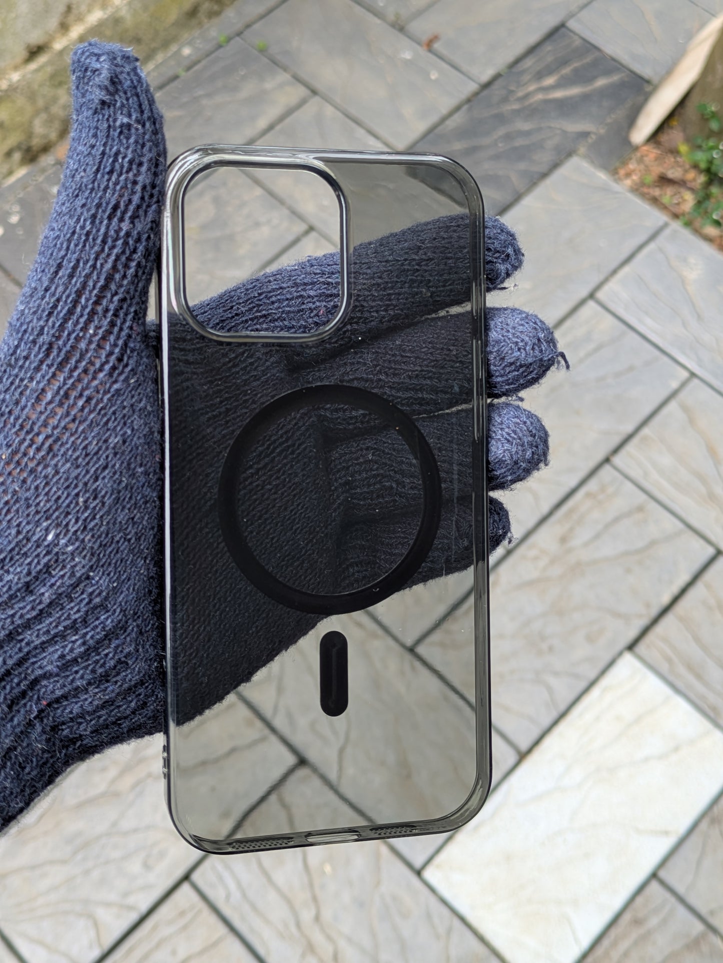 Magsafe Transperant Tint Hard Case for Iphone 16 Pro Max