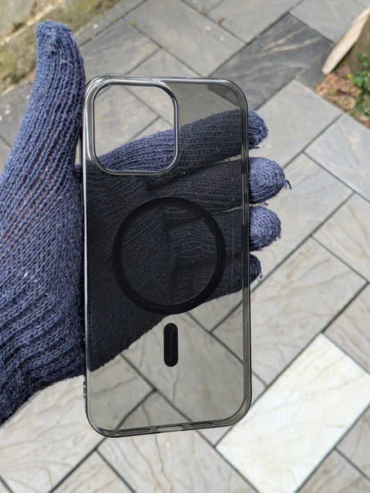 Magsafe Transperant Tint Hard Case for Iphone 16 Pro Max