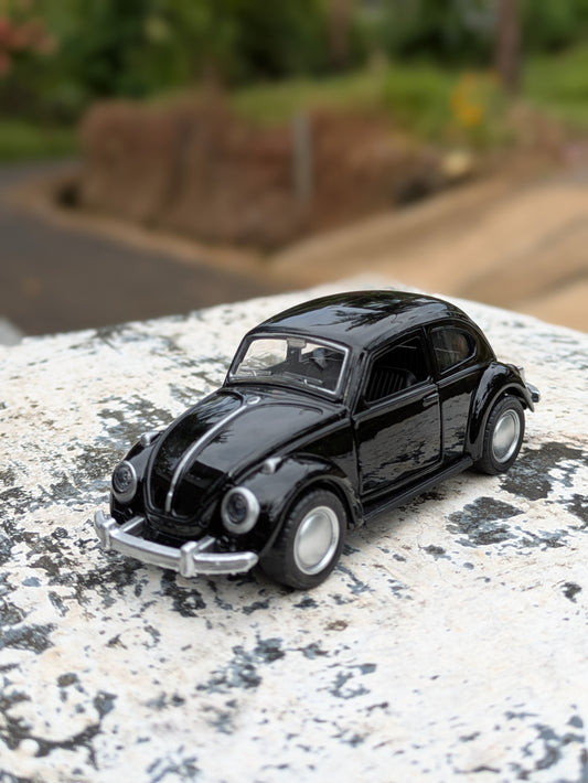 Hot Wheels/Die Cast Beetle Model Metal And Plastic Mix Body ( Black )