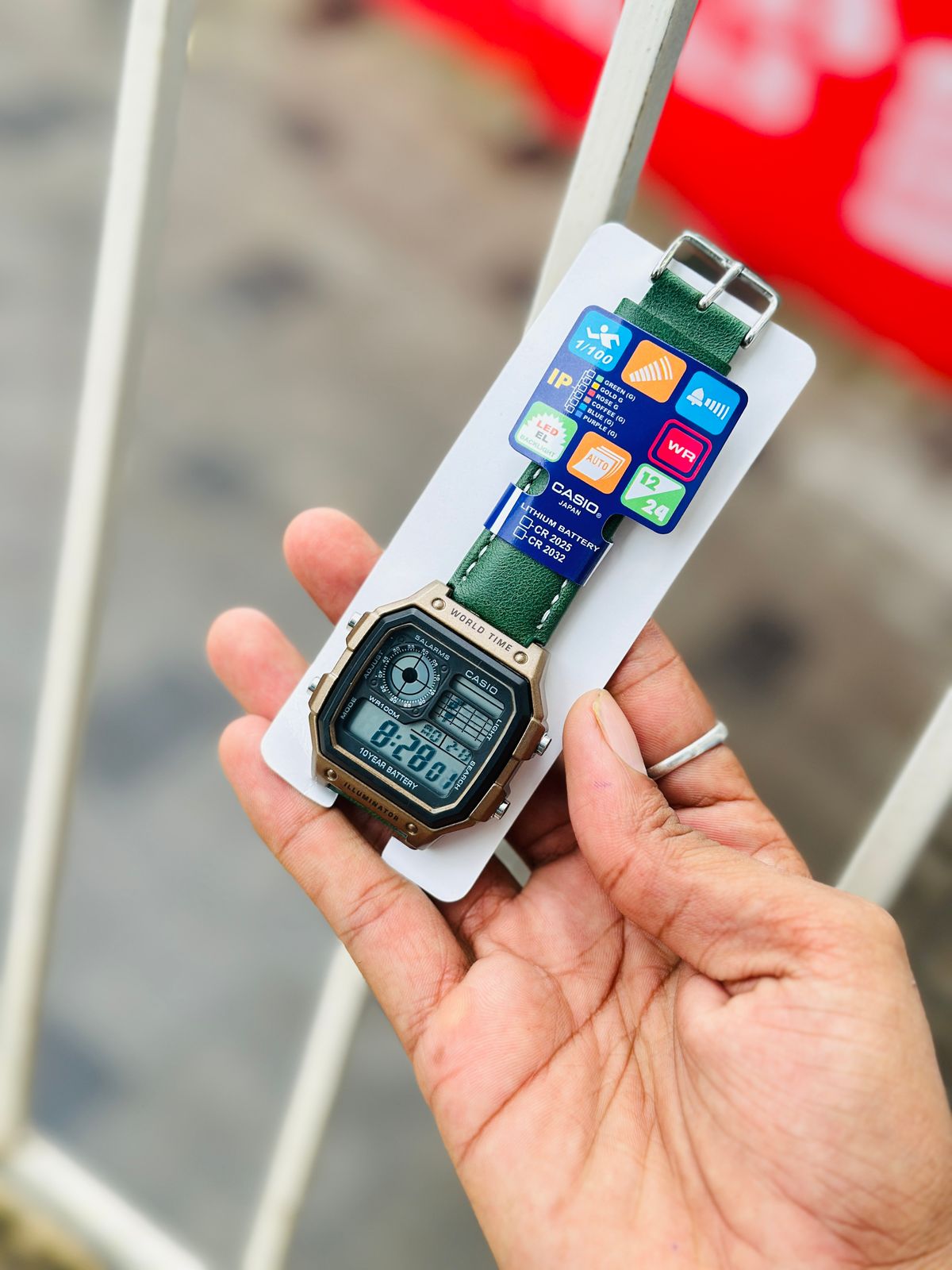 G-SHOCK DIGITAL WATCH LEATHER STRAPS