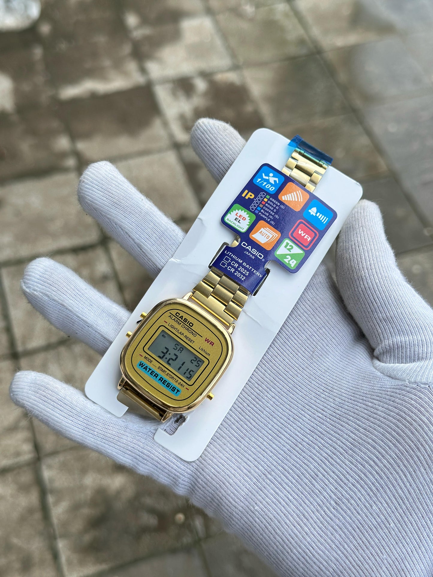 G SHOCK Digital Watch With Chain Strap