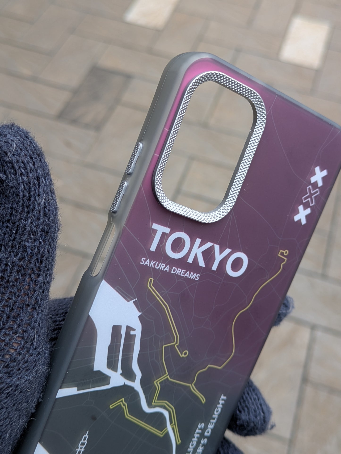 Tokyo Map Matte Print Case