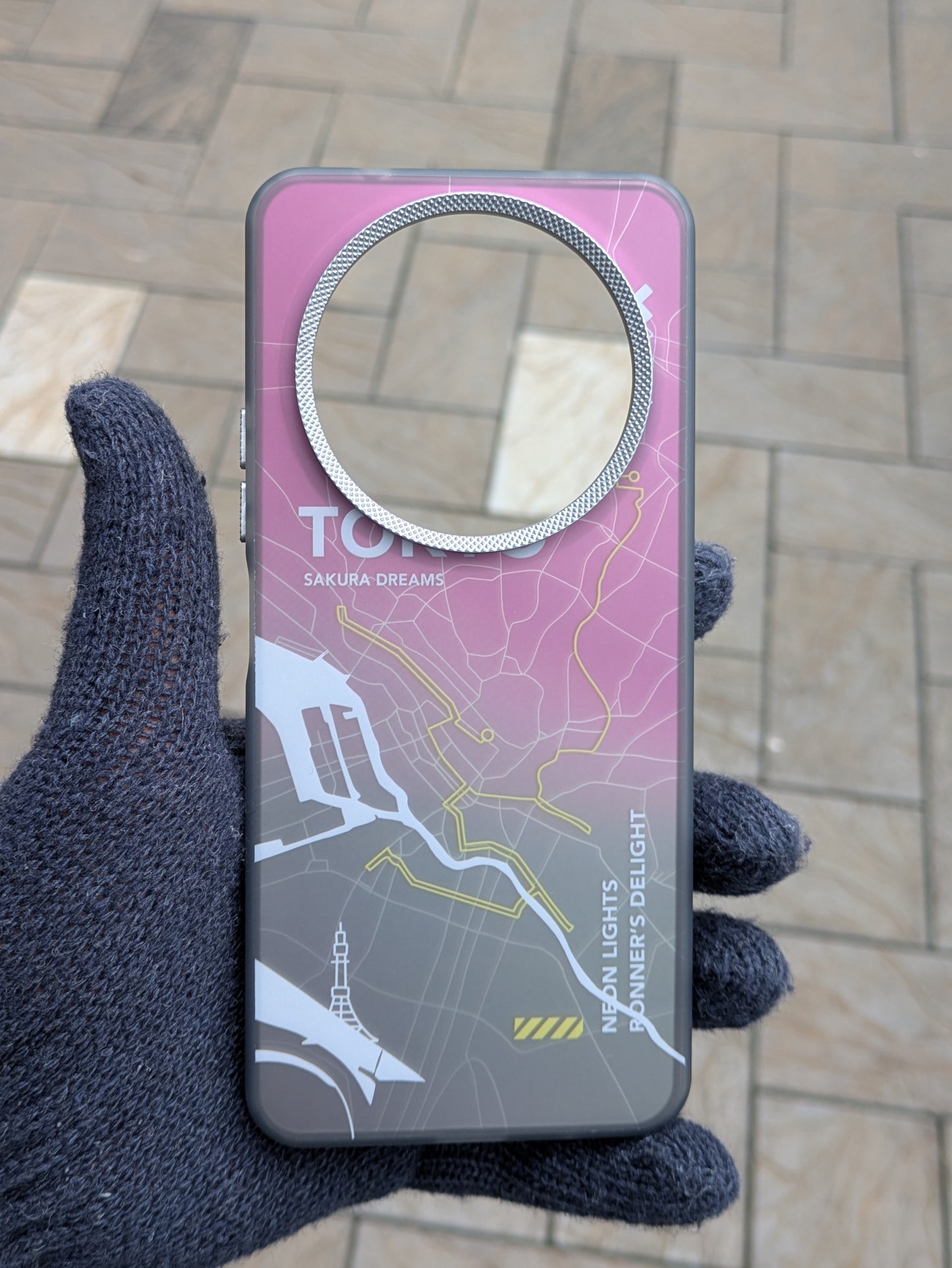 Tokyo Map Matte Print Case