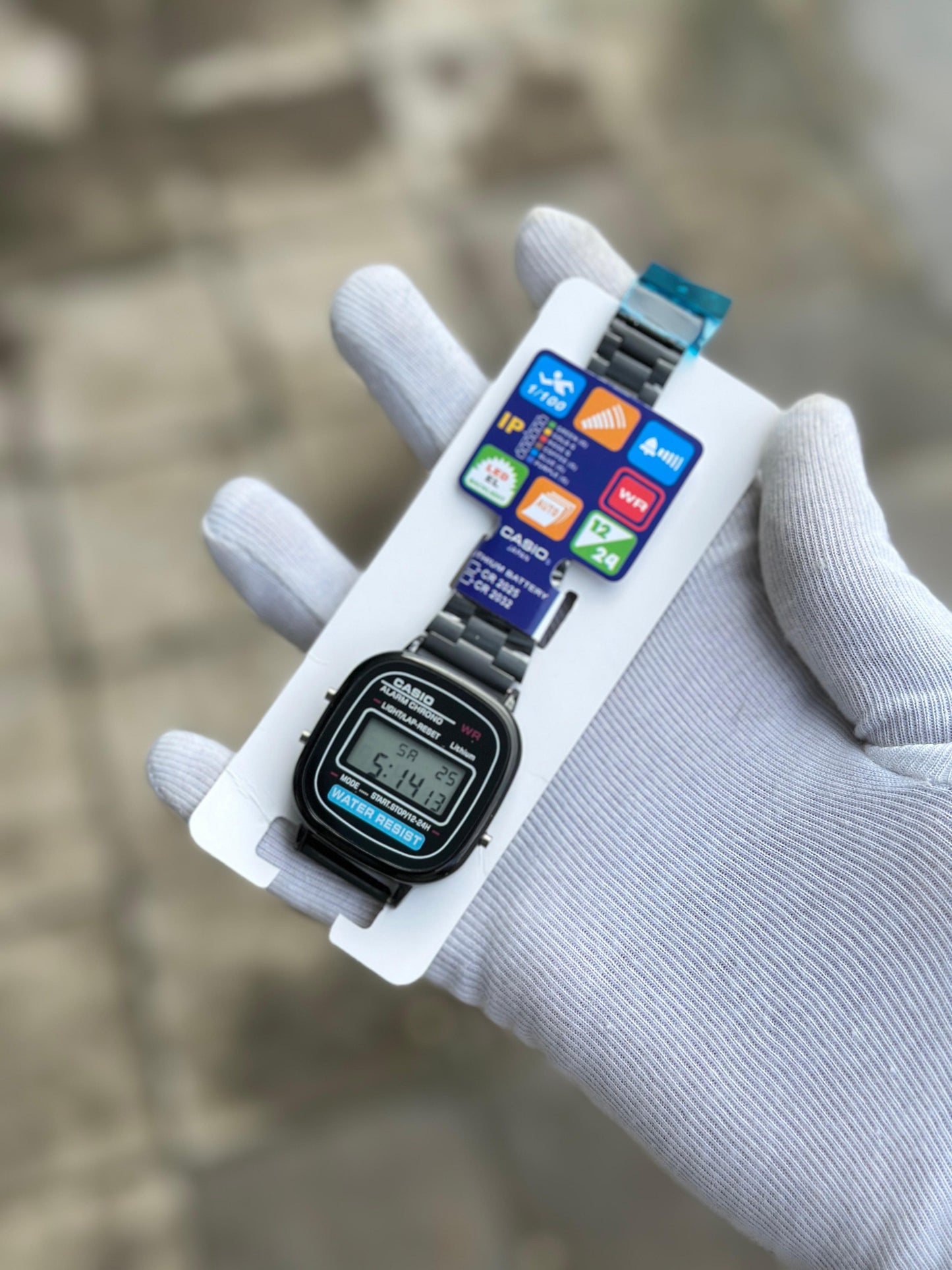 G SHOCK Digital Watch With Chain Strap
