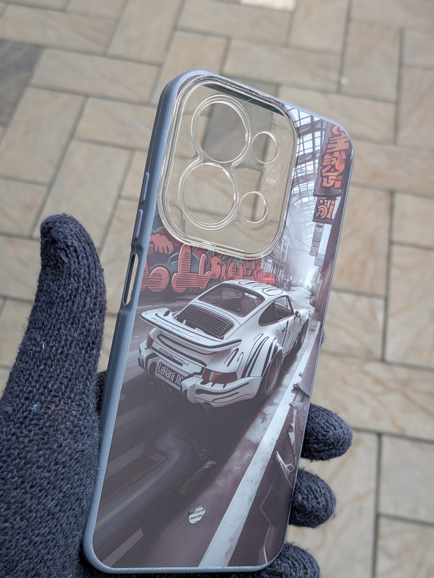 Automotive Matte Print Case For Redmi 15c 5G
