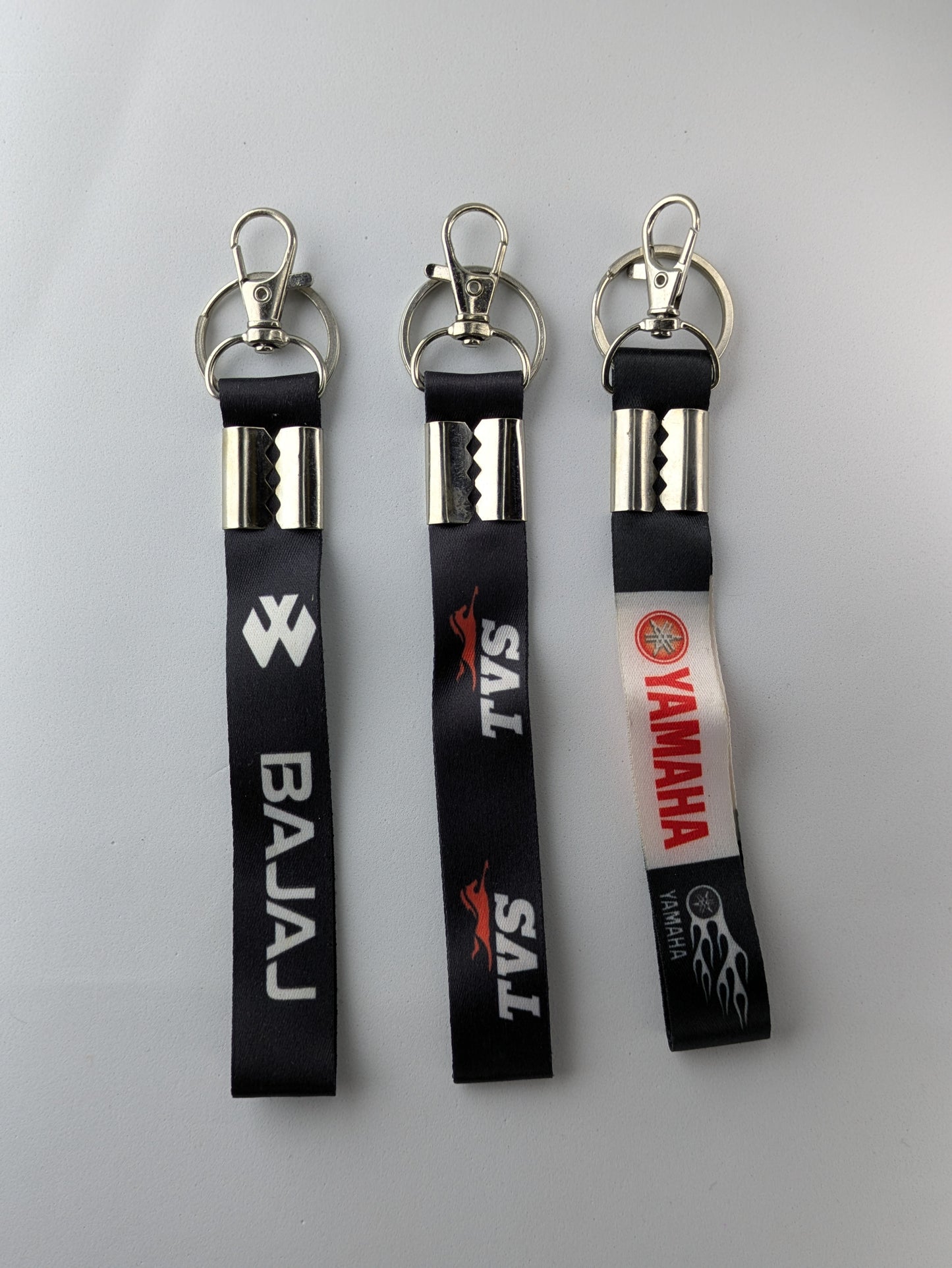 Keychain Cloth Printed Brand Names ( pack of 1)