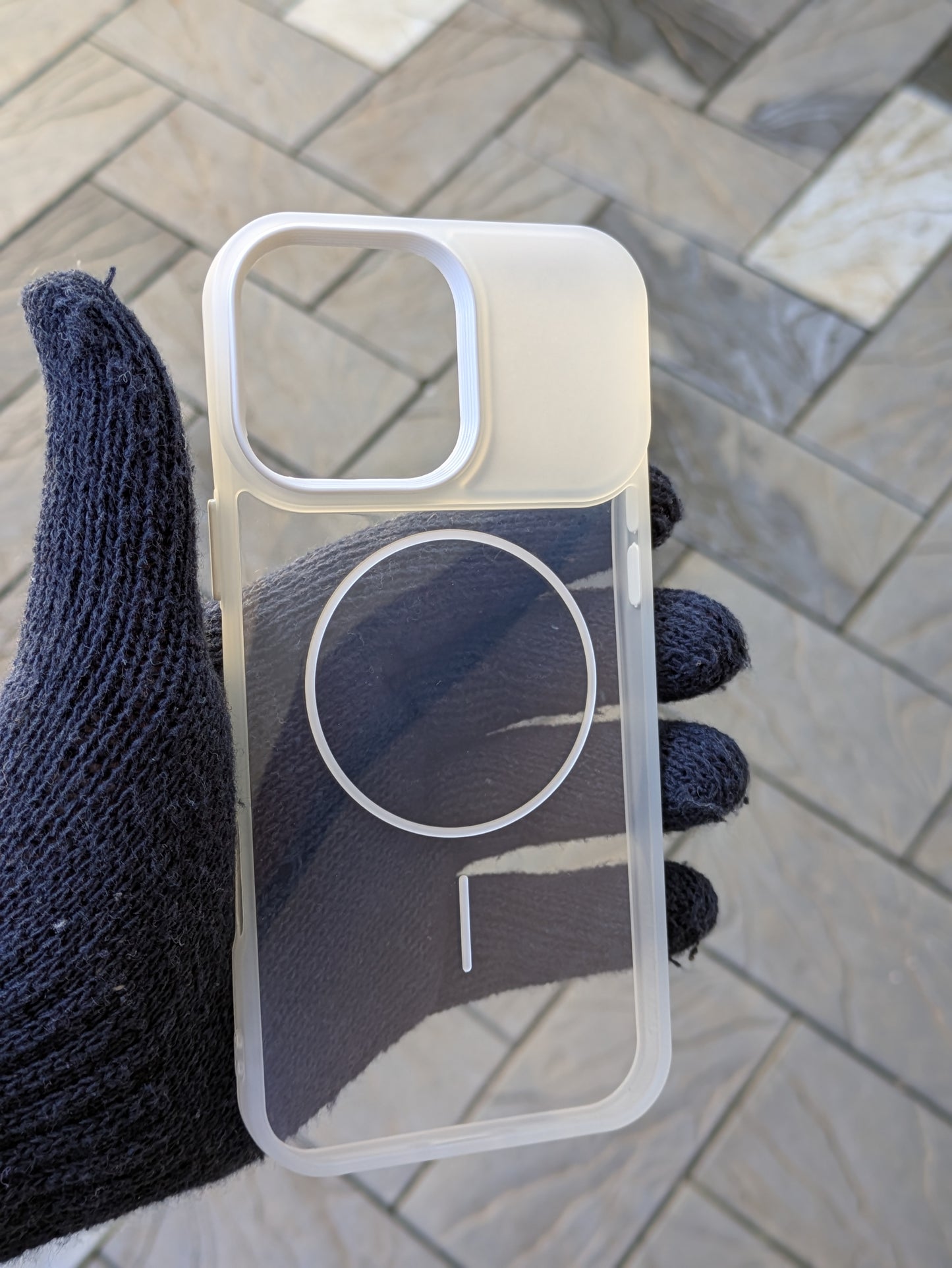 Magsafe Transperant Smoke Soft Case for Iphone 16 Pro Max