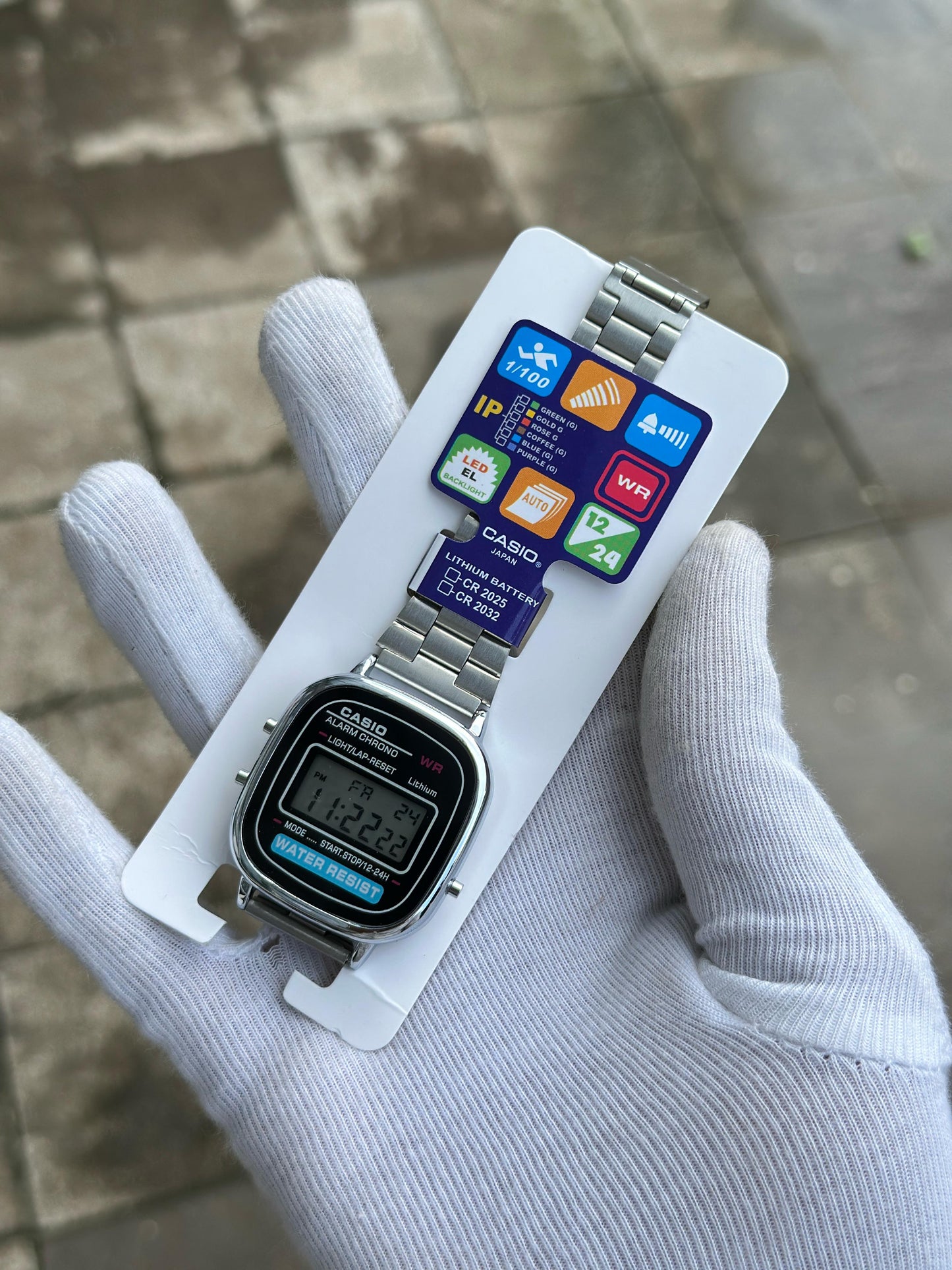 G SHOCK Digital Watch With Chain Strap
