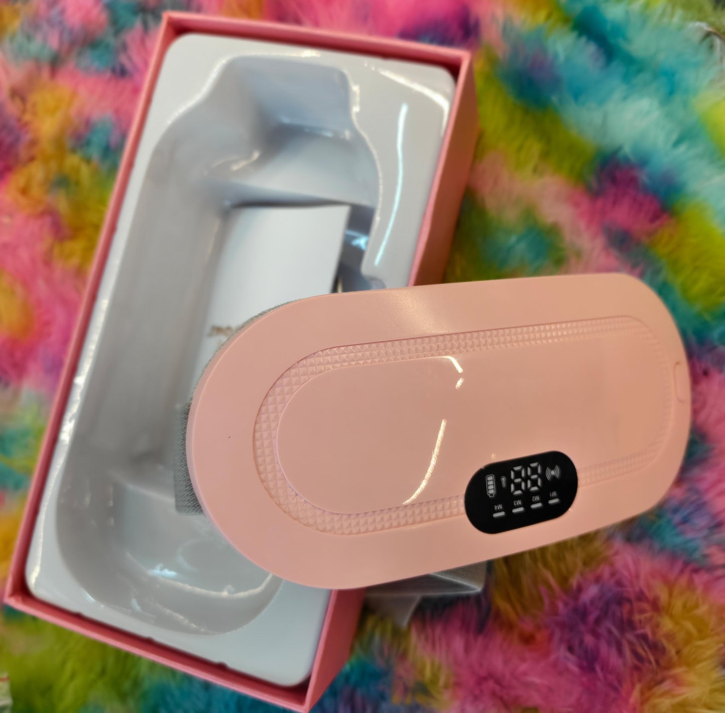 Rechargeable Smart Warm Palace Belt, Period Massager (1 Pc)