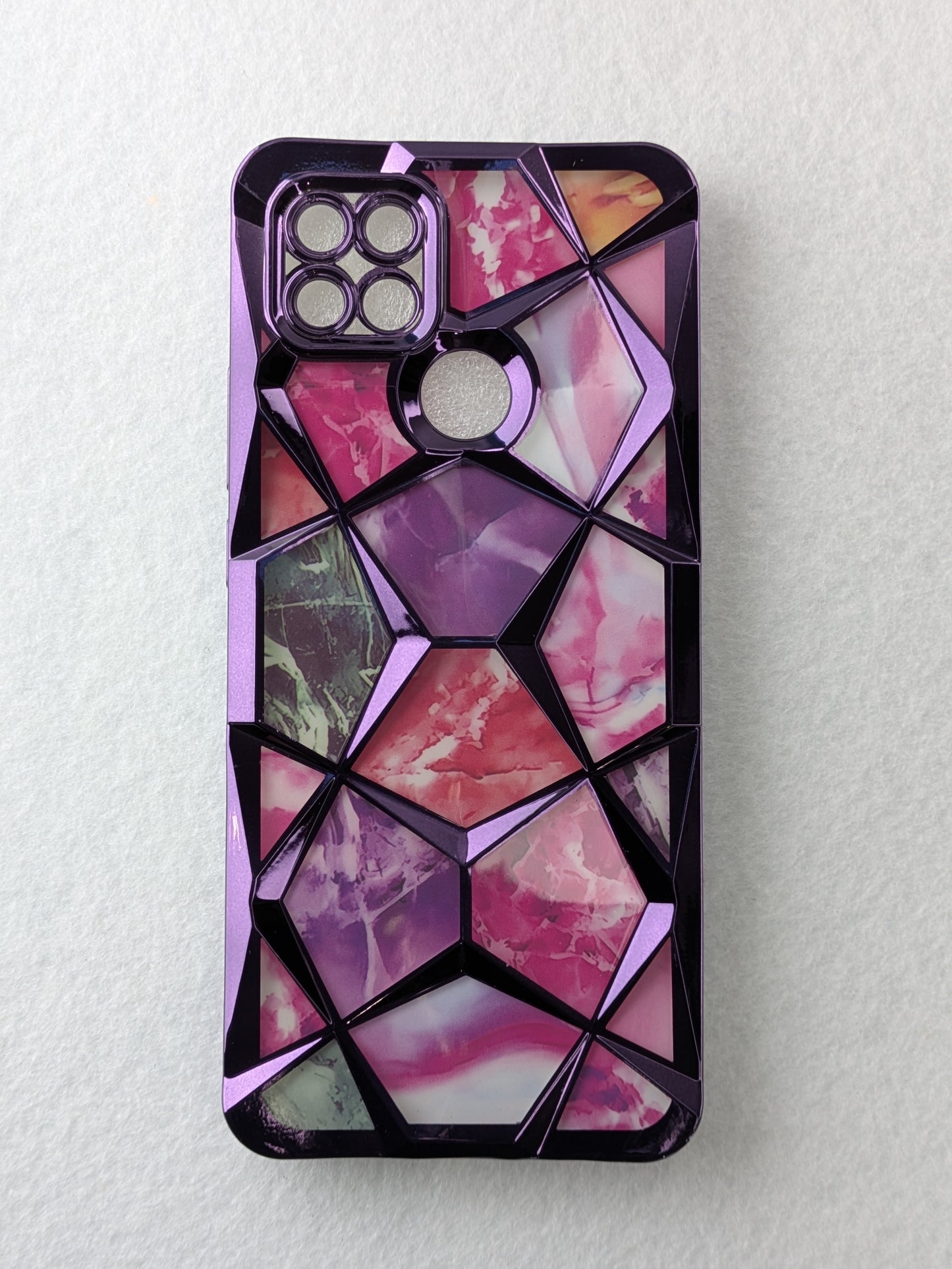 Marble Print Back Cover For Oppo A15/Oppo A15s