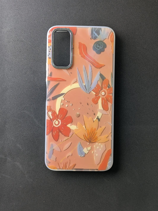Floral Glossy Print Back cover for Vivo Y20I/VIVO Y20A/VIVO Y20/VIVO Y20G/VIVO Y12S