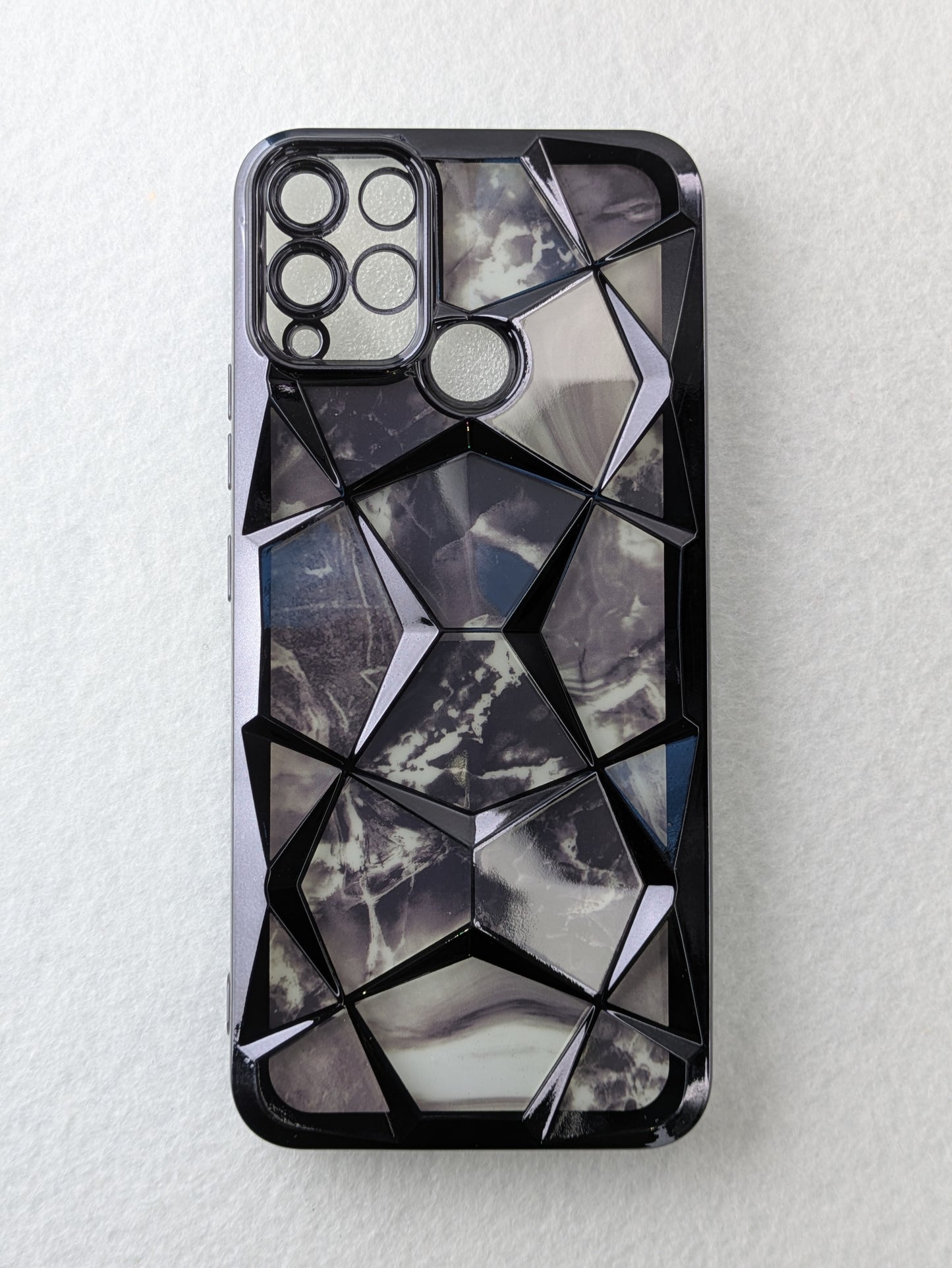 Marble Print Back Cover For Realme C12 / Realme C15 / Realme C25 / Realme C25s / Realme Narzo 20 / Realme Narzo 30A Back Cover