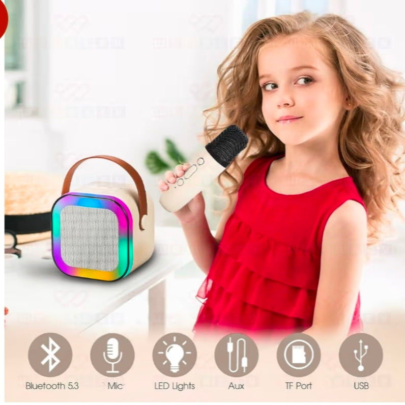 Bluetooth Speaker With Wireless Microphone ( Pack Of 1)